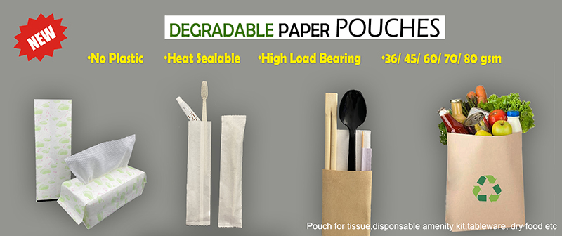 Plastic-free Paper Pouch